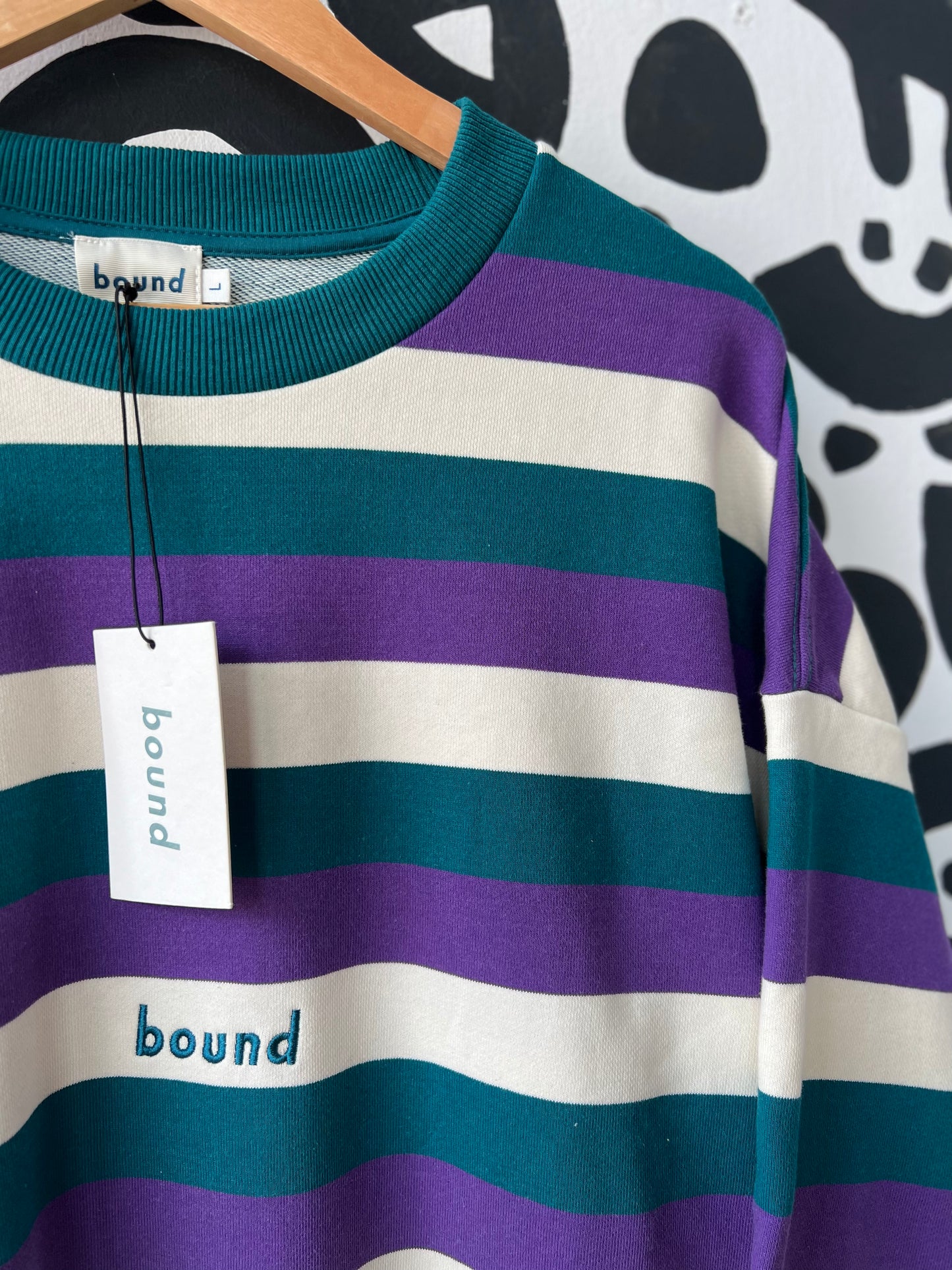 BOUND - Dahlia Stripe Oversized Sweater