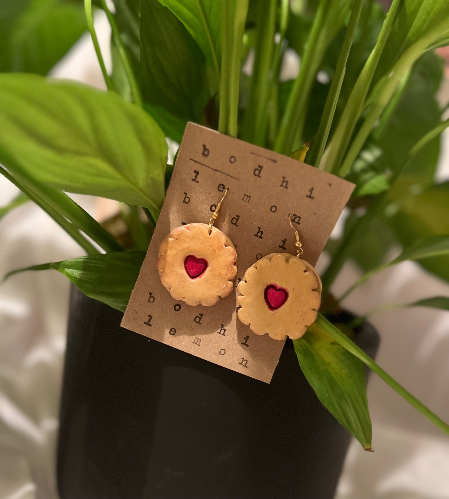 'Those Famous Biscuits'  Statement Earrings