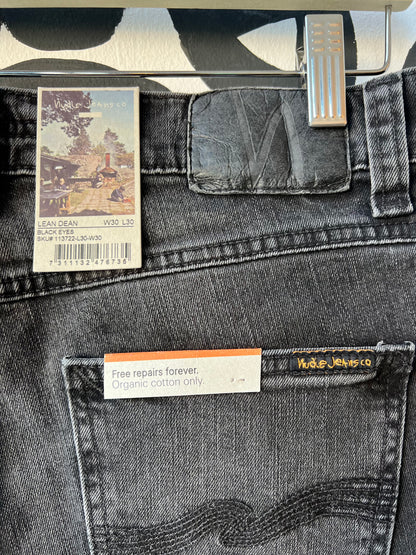 NUDIE JEANS - Lean Dean Black Eyes