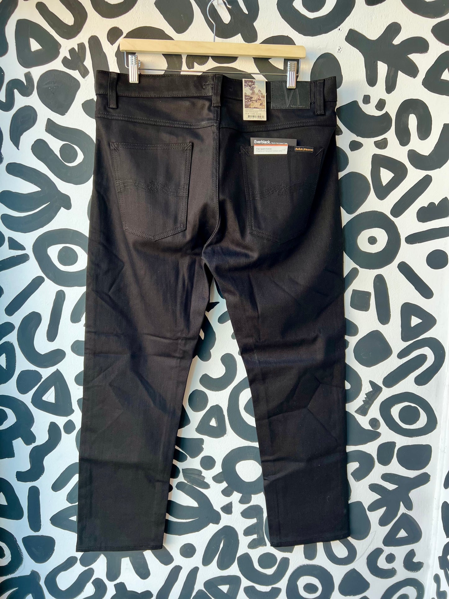 NUDIE JEANS - Lean Dean Dry Ever Black