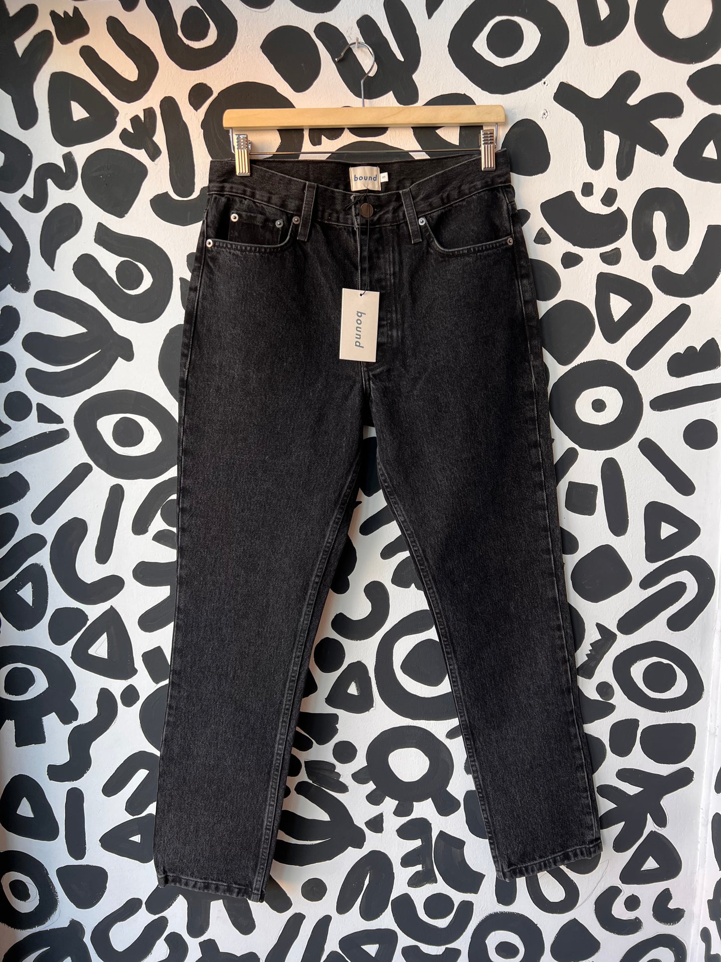 BOUND - Brooklyn Tapered Black Jeans