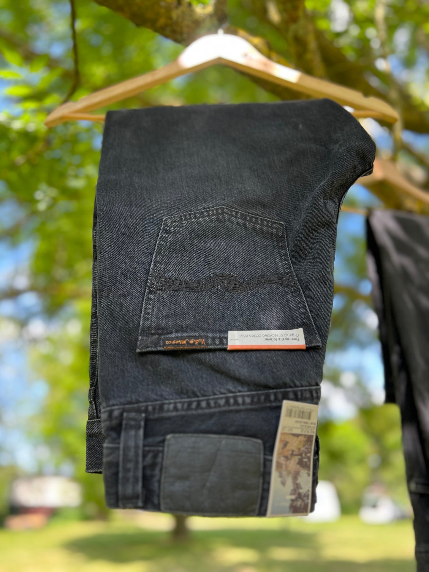 NUDIE JEANS - Lean Dean Black Eyes